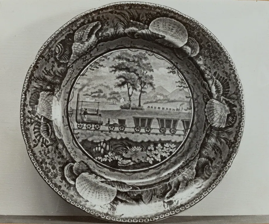 Plate - "Baltimore and Ohio Railroad" by Helmut Hiatt