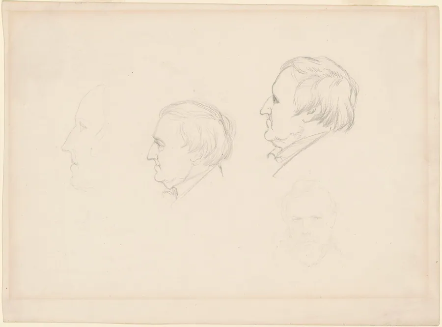 Studies of Men by Emanuel Gottlieb Leutze
