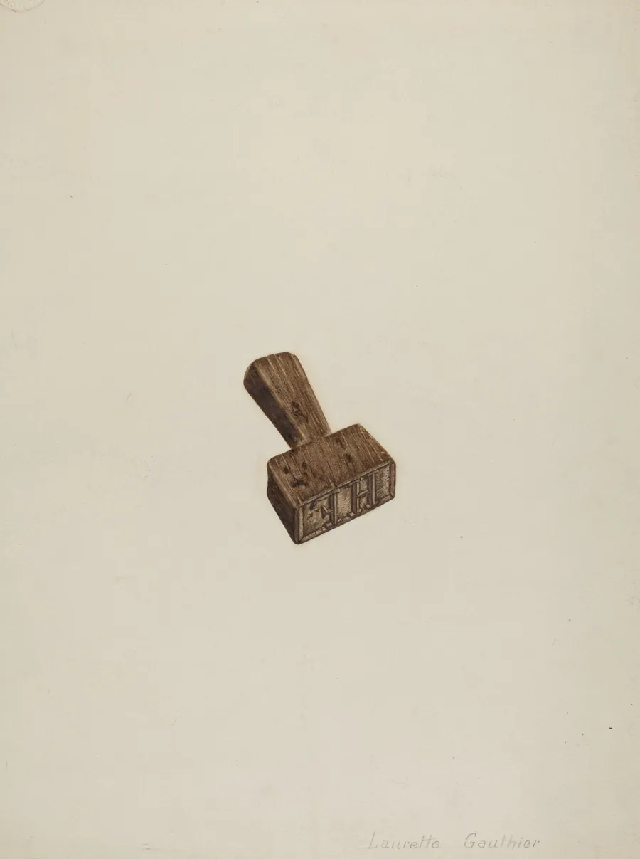 Wooden Seal by Laurette Gauthier