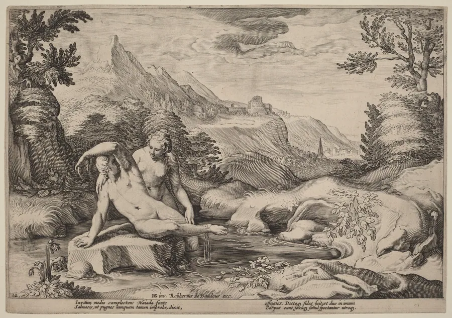 Salmacis and Hermaphroditus by Hendrick Goltzius