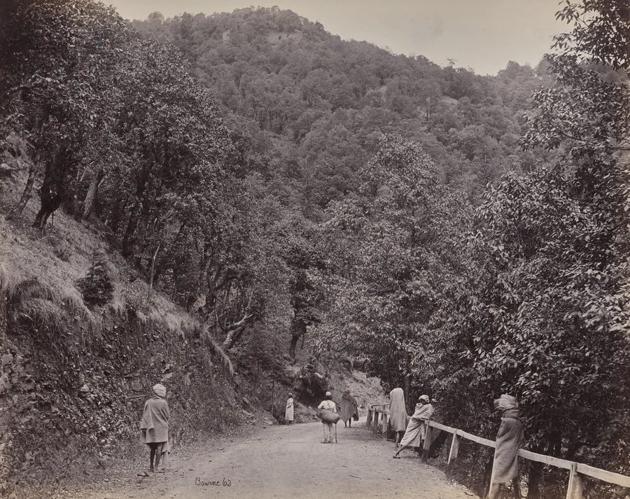 Shimla. The Mall or Principal by Samuel Bourne