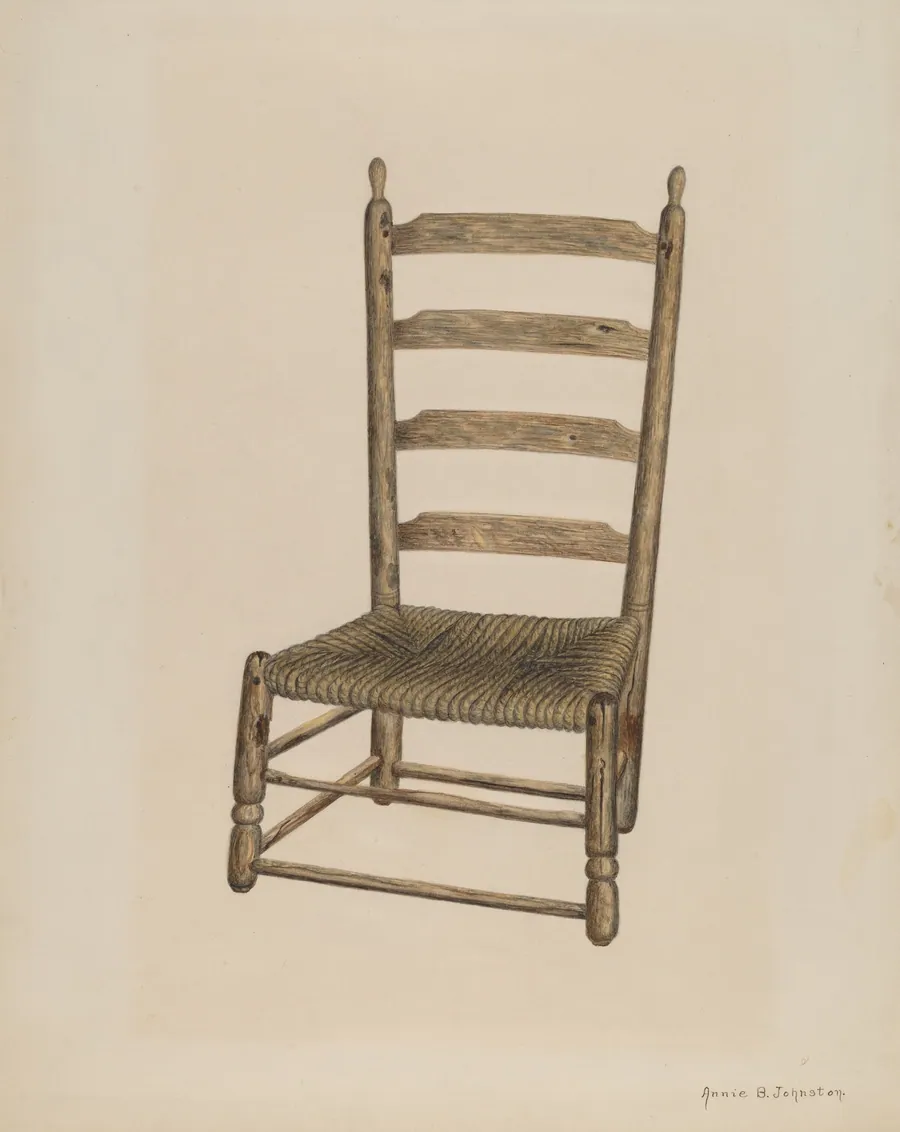 Ladder Back Chair by Annie B. Johnston