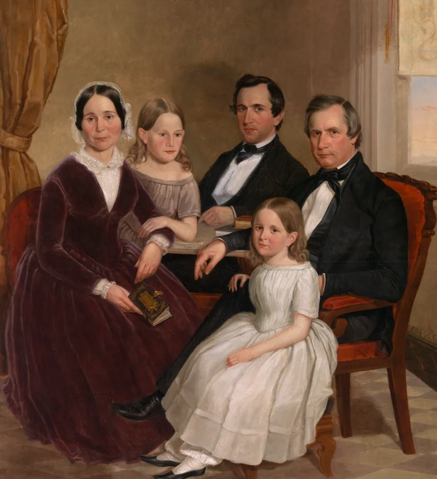 William Jervis Hough and Family by J. Brayton Wilcox