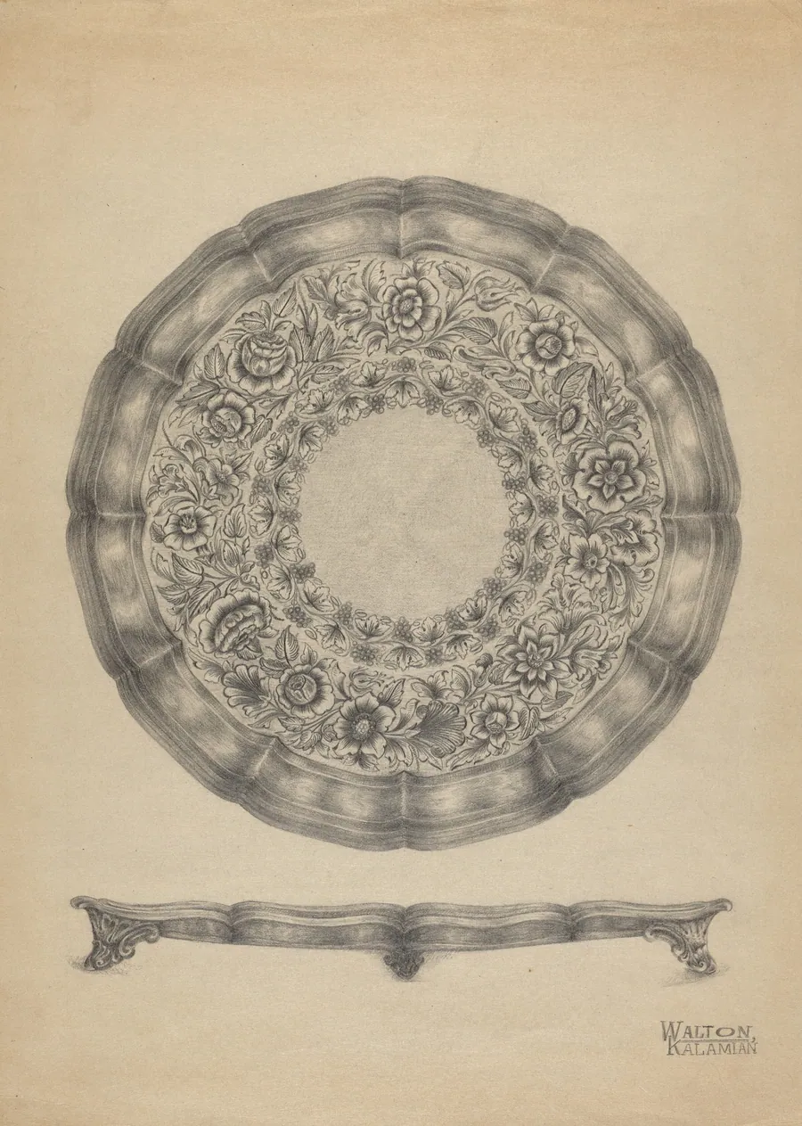Silver Tray by Kalamian Walton