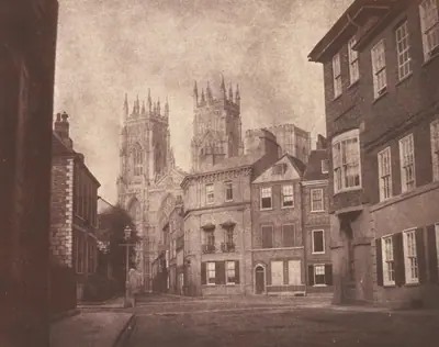 A Scene in York: York Minster from Lop Lane