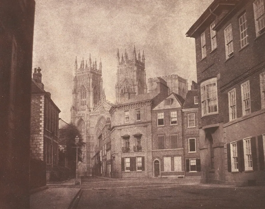 A Scene in York: York Minster from Lop Lane by William Henry Fox Talbot