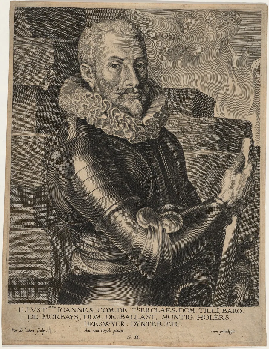 Johann Tzerklas, Count of Tilly by Pieter de Jode I