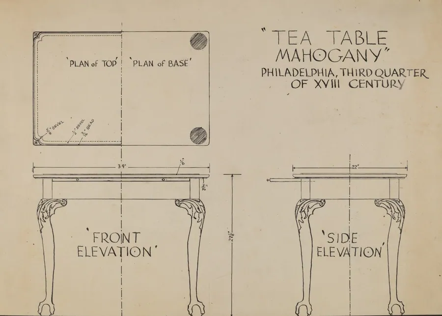 Tea Table by Bernard Krieger