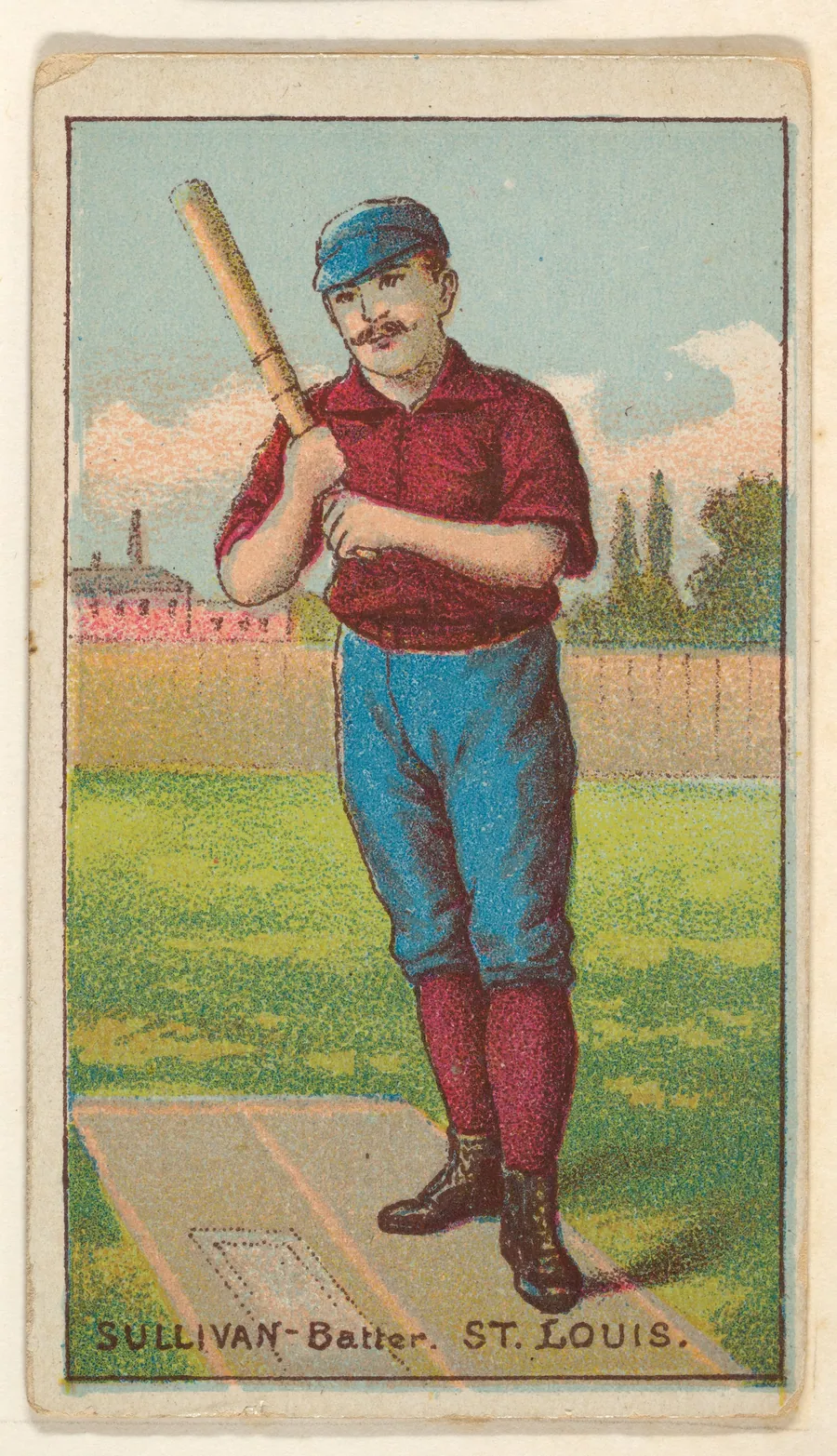 Sullivan, Batter, St. Louis, from the Gold Coin series (N284) for Gold Coin Chewing Tobacco by D. Buchner & Co., New York