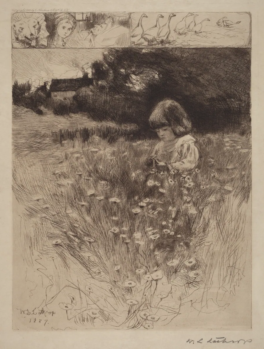 Little Red Riding Hood by William Langson Lathrop