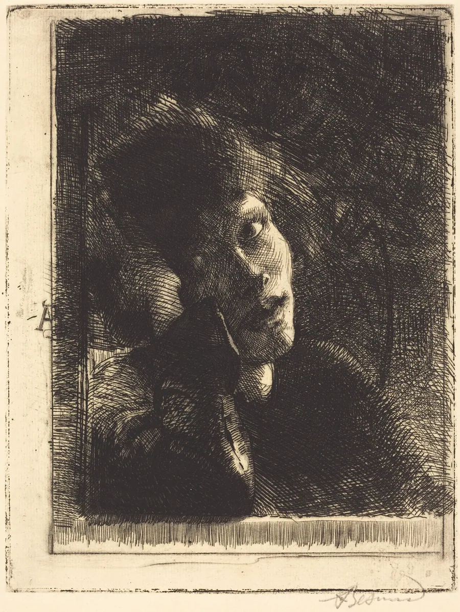 La Muse Accoudée by Albert Besnard