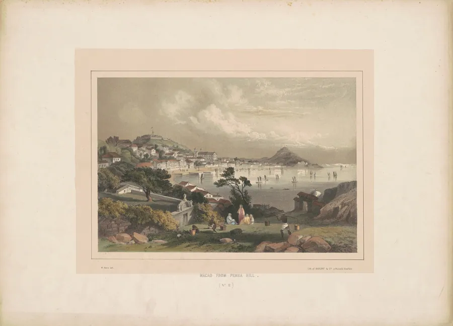 Macao from Penha Hill by William Heine