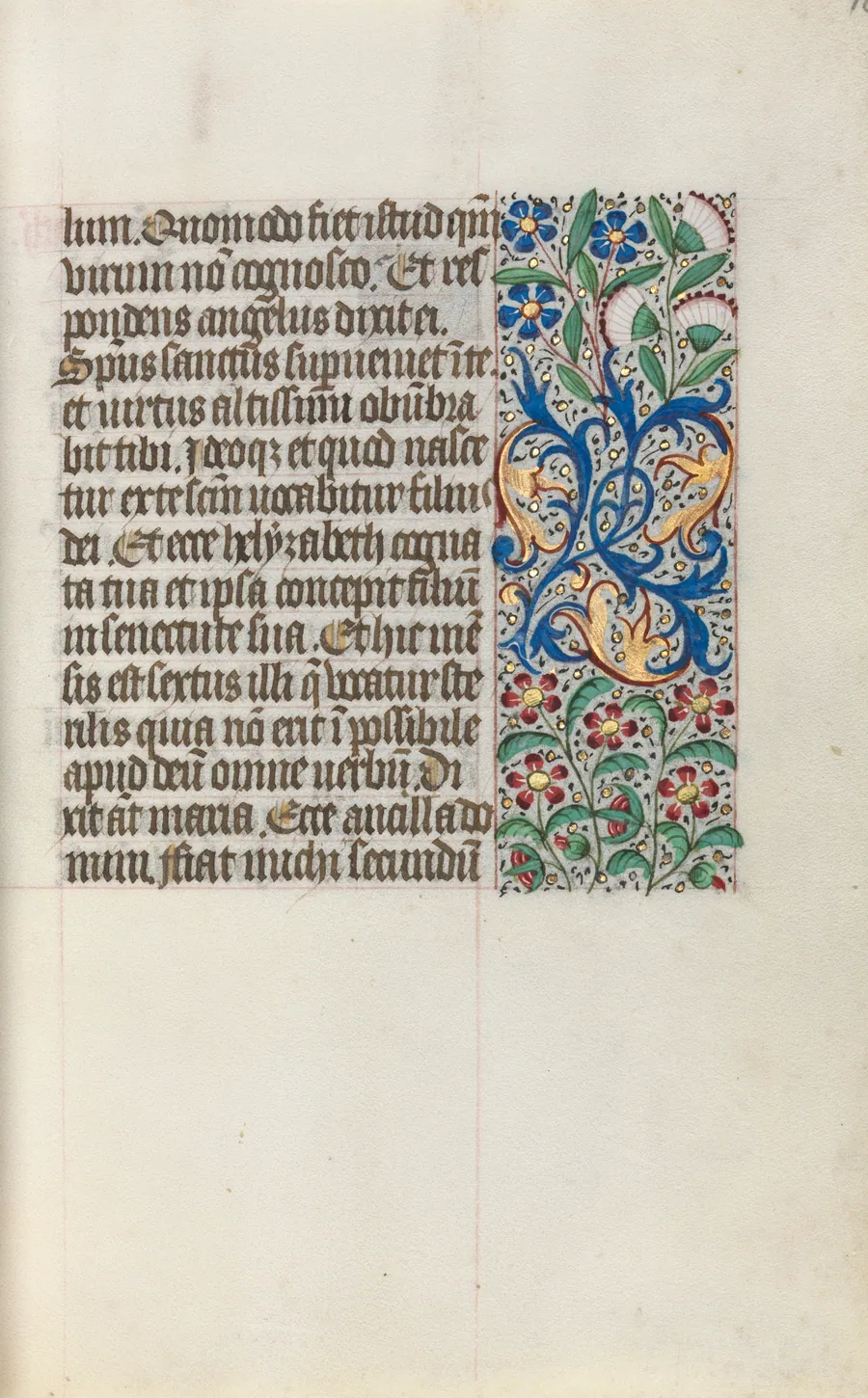 Book of Hours (Use of Rouen): fol. 16r by Master of the Geneva Latini