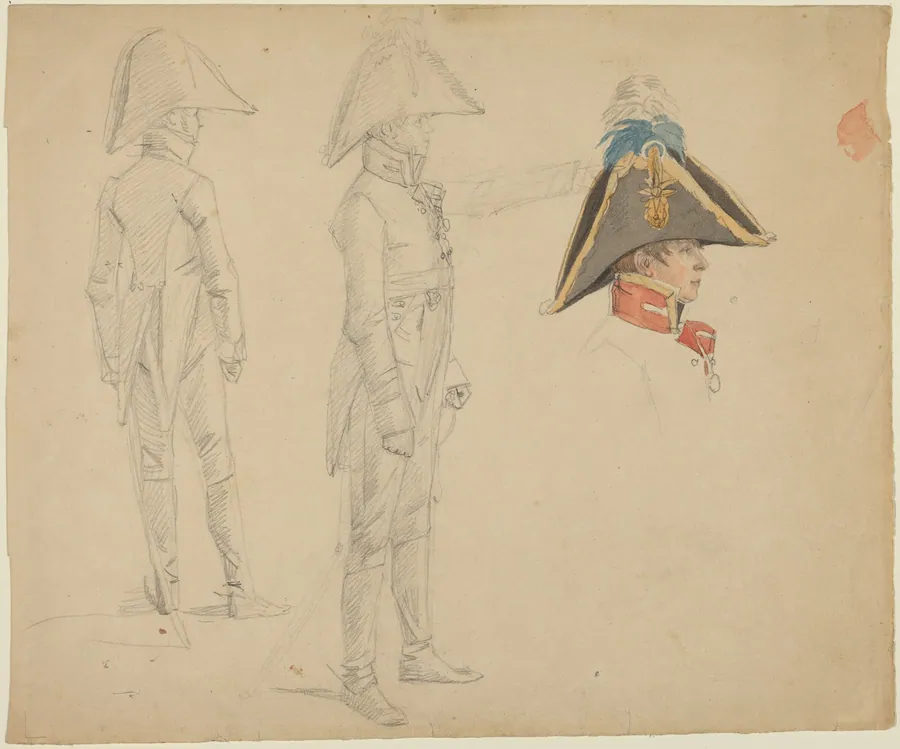 Studies of Major von Washington by Wilhelm von Kobell