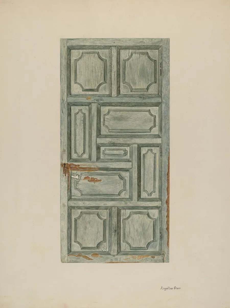 Panel Door by Angeline Starr