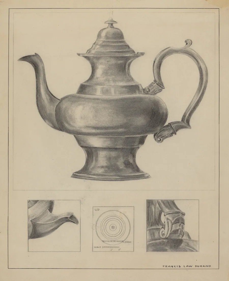 Silver Teapot by Francis Law Durand