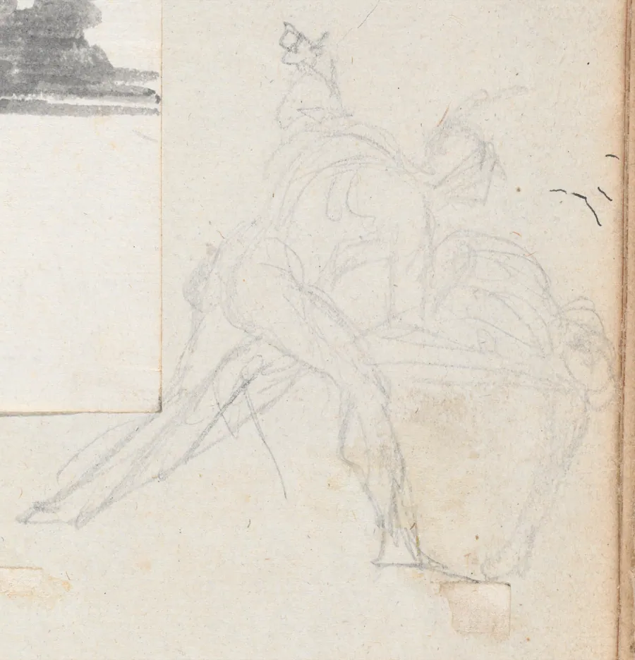 Man Reaching into a Large Basket by Jacques-Louis David
