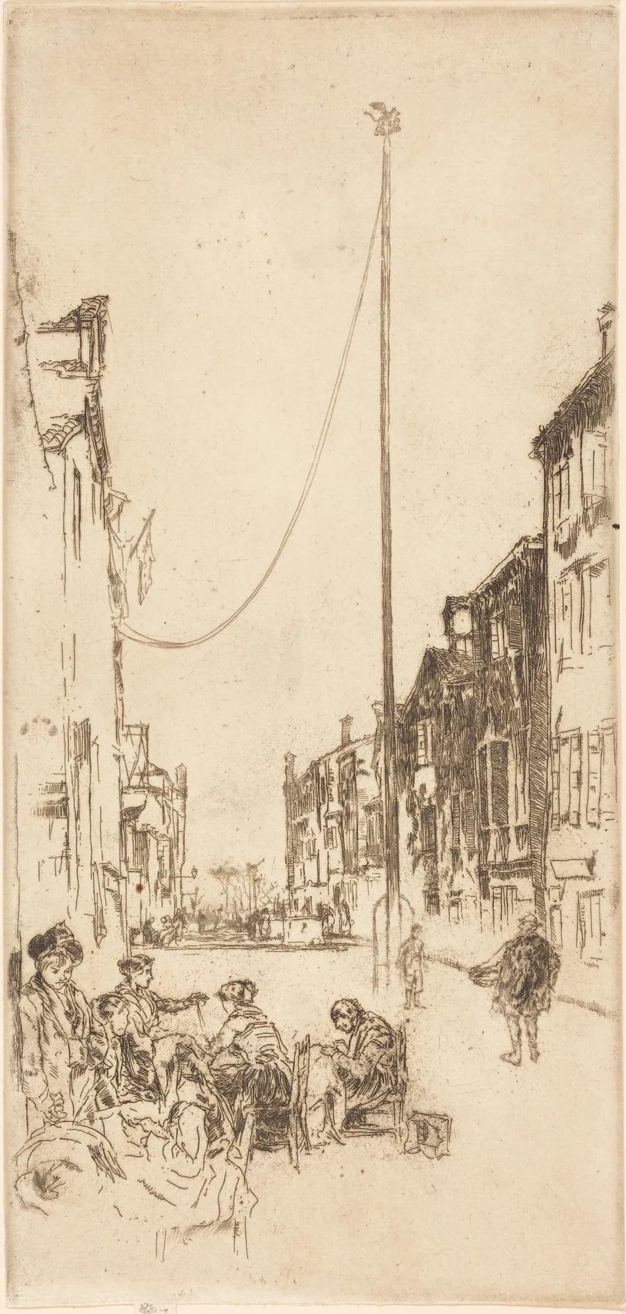 The Venetian Mast by James McNeill Whistler