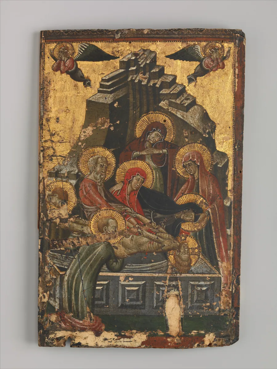 The Entombment by Master of Forlì