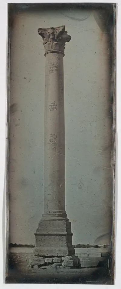 Pompey’s Column, Alexandria (68. Alexandrie 1842. Colonne de Pompée.)