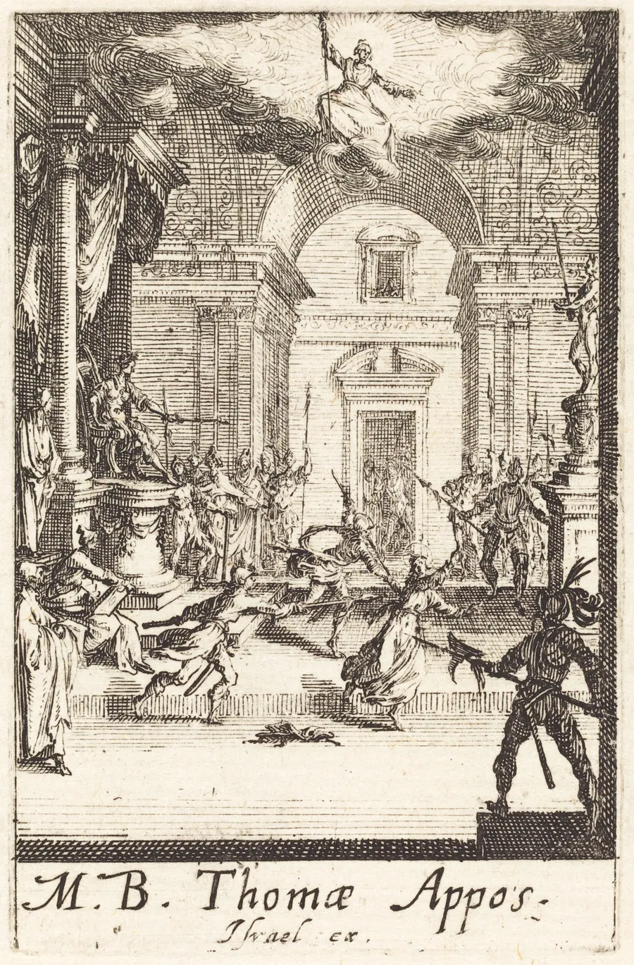 The Martyrdom of Saint Thomas by Jacques Callot
