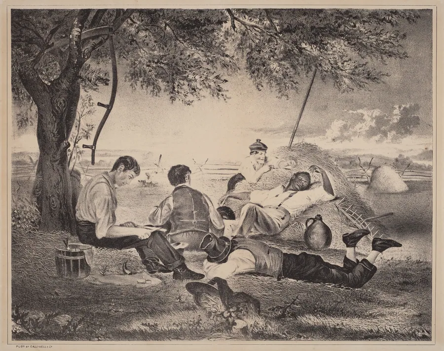 Farmer's Nooning by American 19th Century