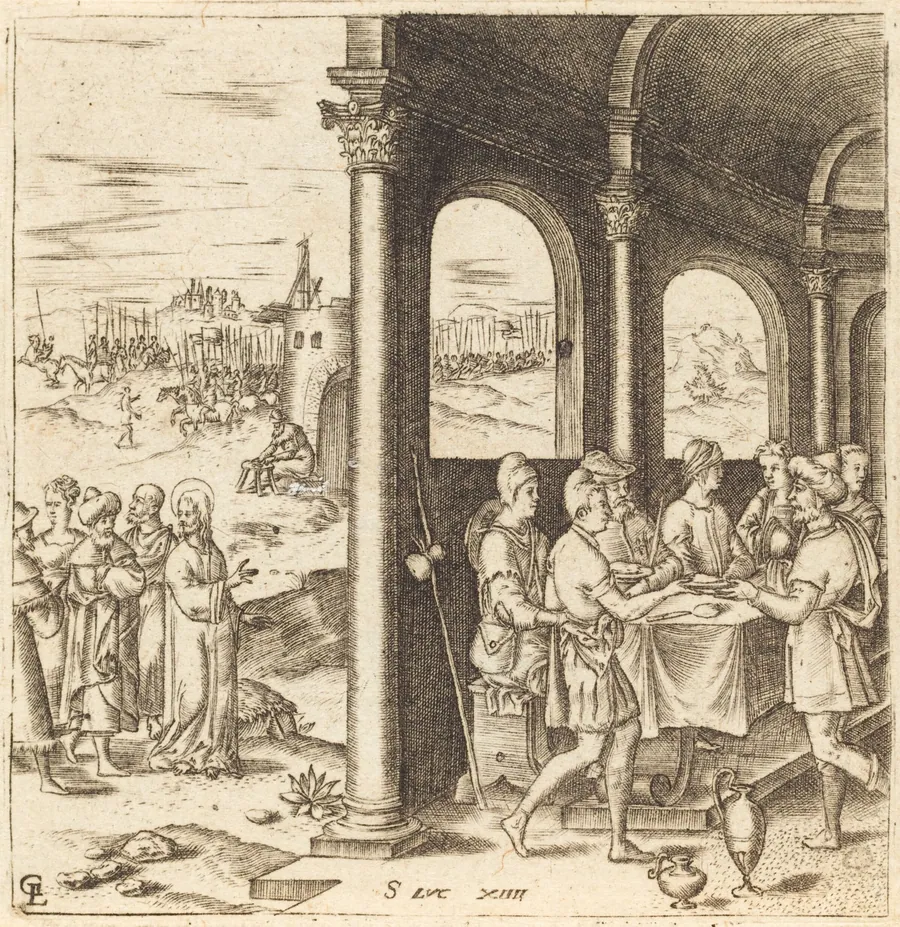 Christ Journeying to the House of a Pharisee by Léonard Gaultier
