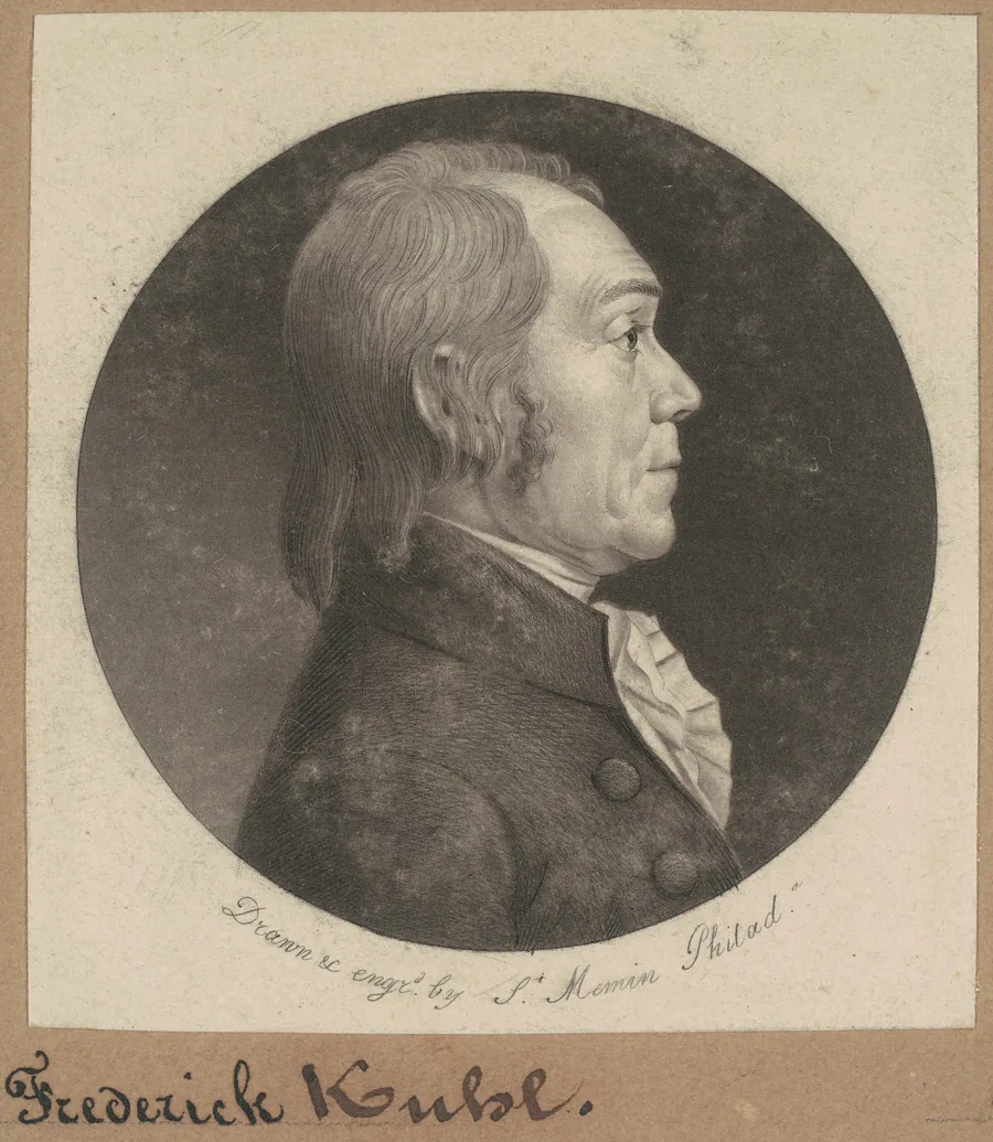 Frederick Kuhl by Charles B. J. Févret de Saint-Mémin