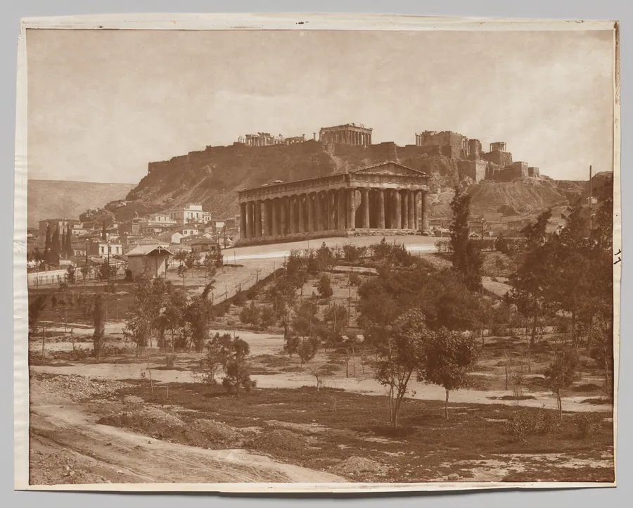 View of the Acropolis by Adolphe Braun & Co.