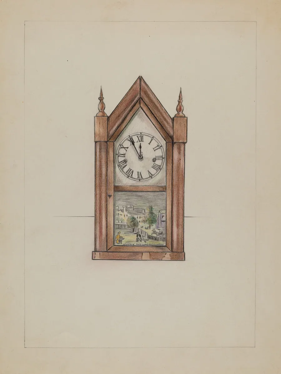 Shelf Clock by American 20th Century