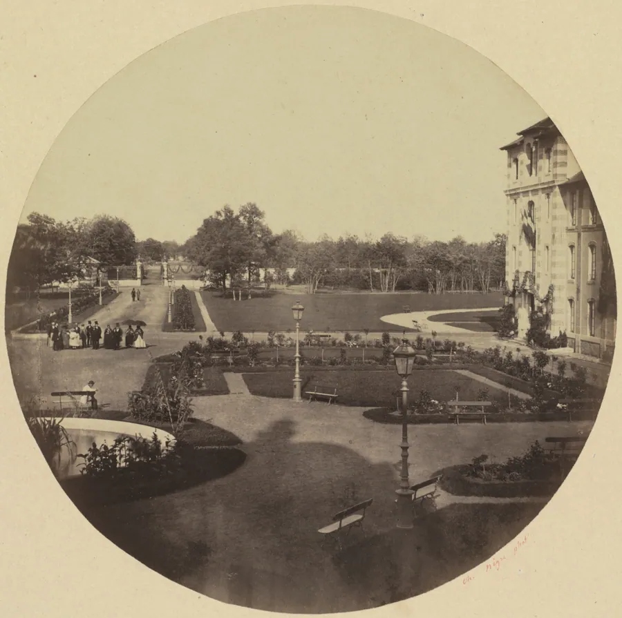 The Asylum at Vincennes by Charles Nègre