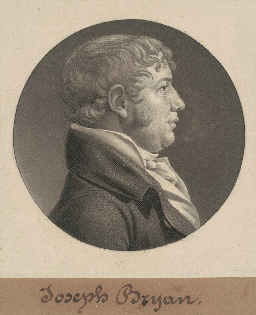 Joseph Bryan by Charles B. J. Févret de Saint-Mémin