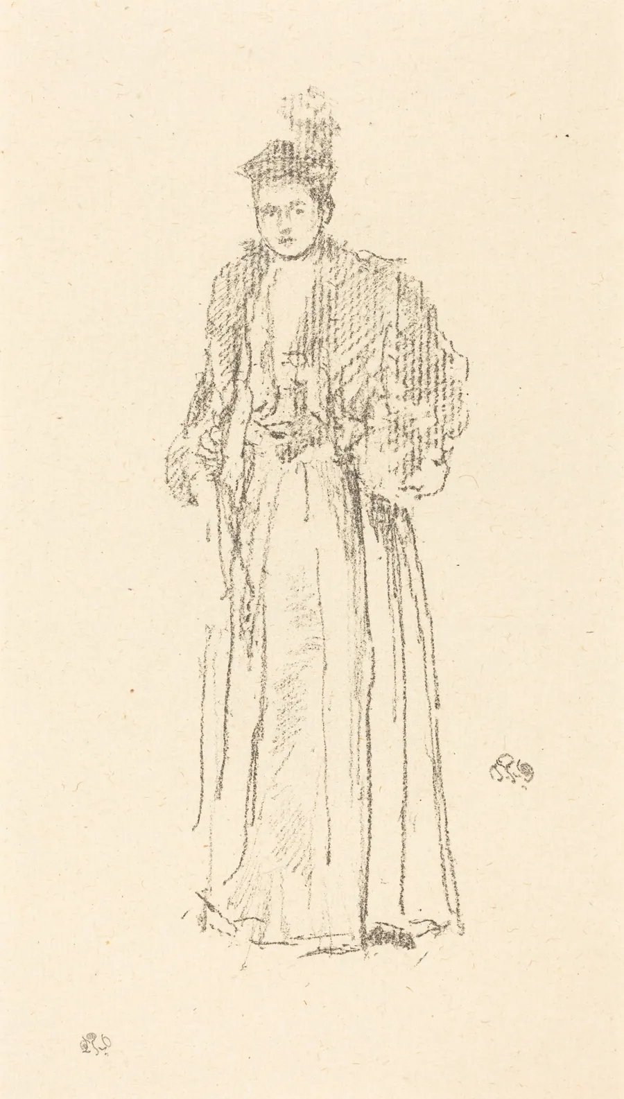 Portrait Study: Miss Charlotte R. Williams by James McNeill Whistler