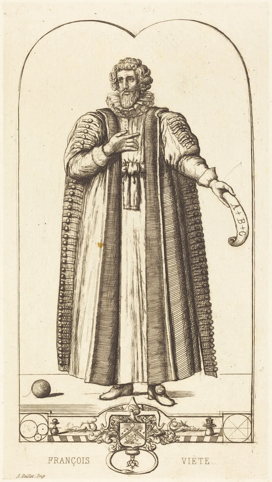 François Viète by Charles Meryon