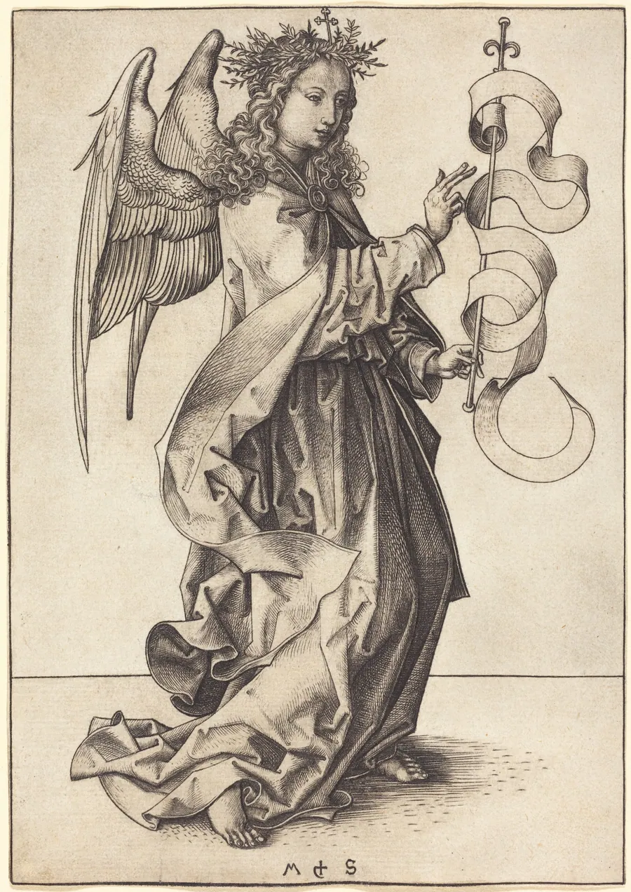 The Archangel Gabriel by Martin Schongauer