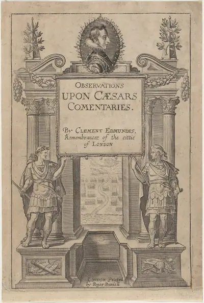 Title Page to Observations Upon Caesar's Commentaries by Clement Edmondes