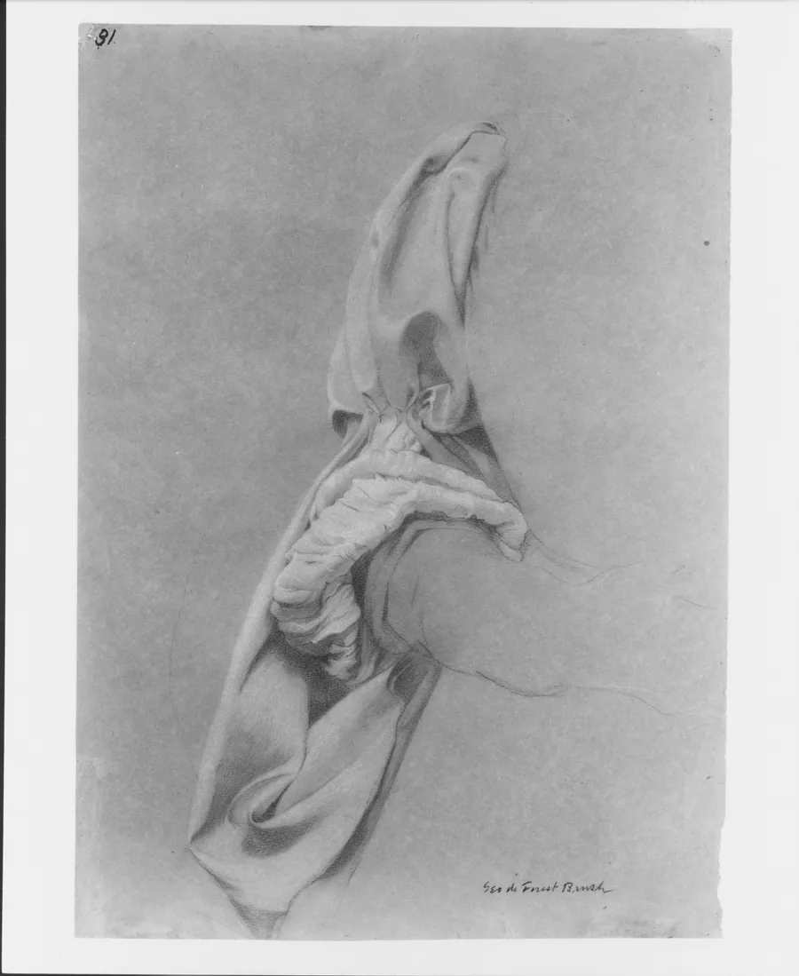 Drapery Study by George de Forest Brush