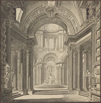 Interior of a Temple