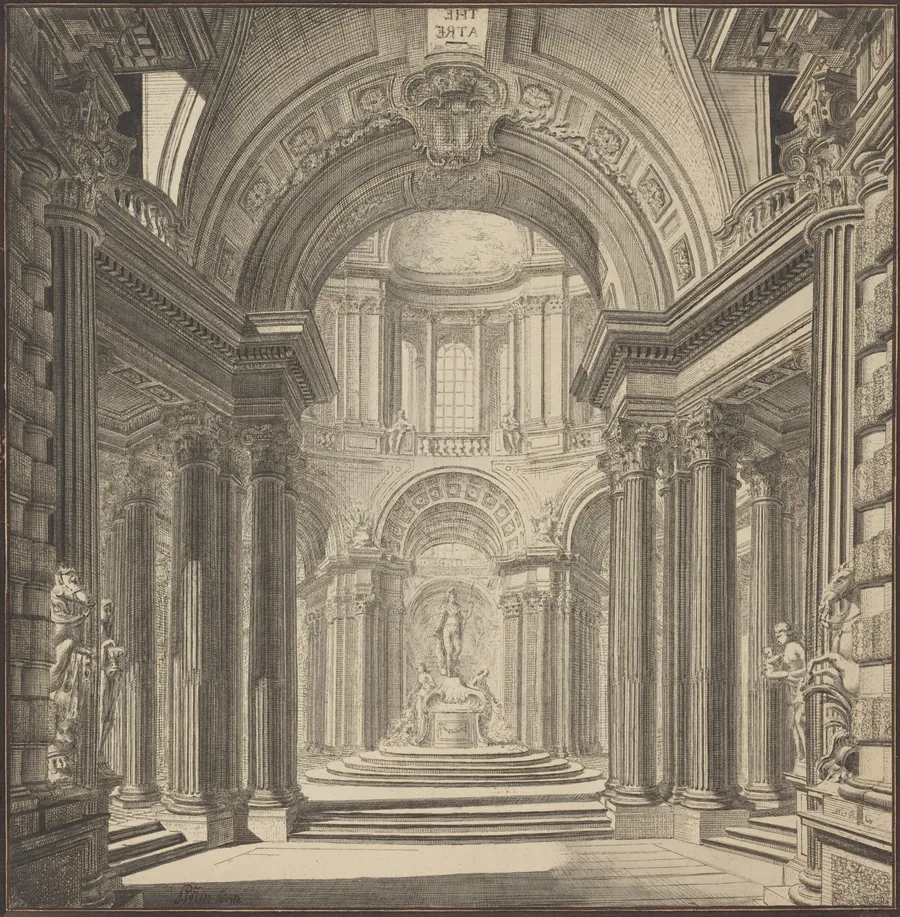 Interior of a Temple by Pierre Varin