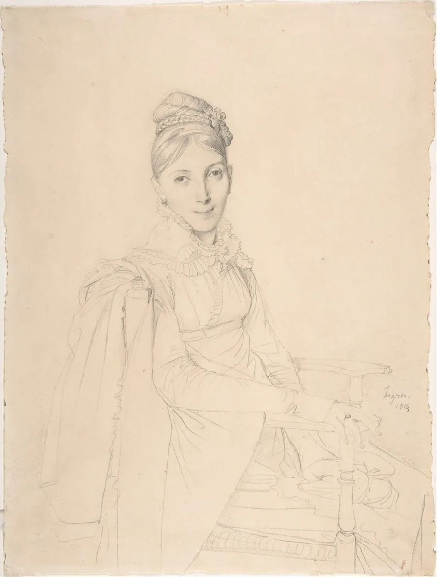 Portrait of a Seated Lady by Jean Auguste Dominique Ingres