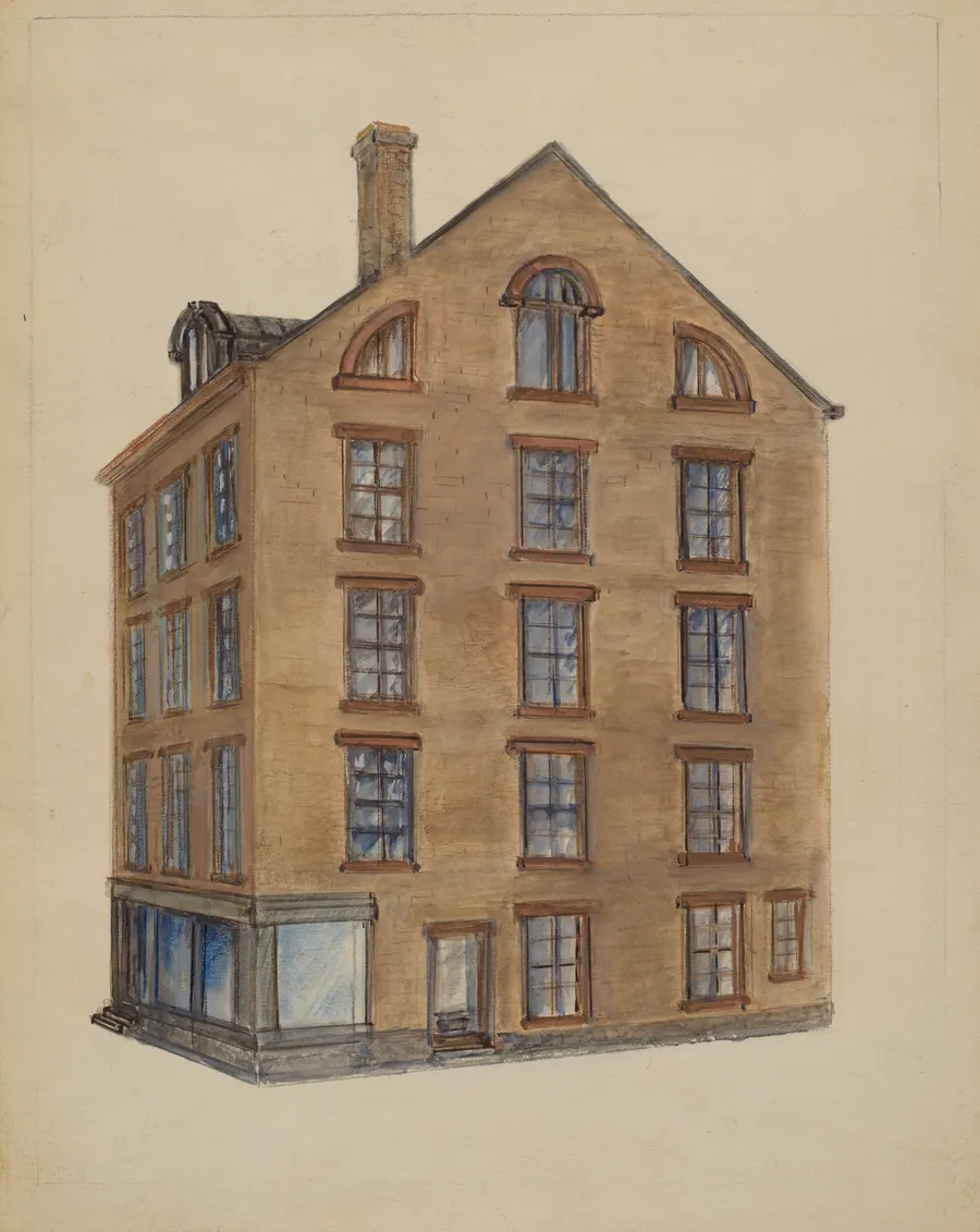Corner of Pearl and John Streets by American 20th Century