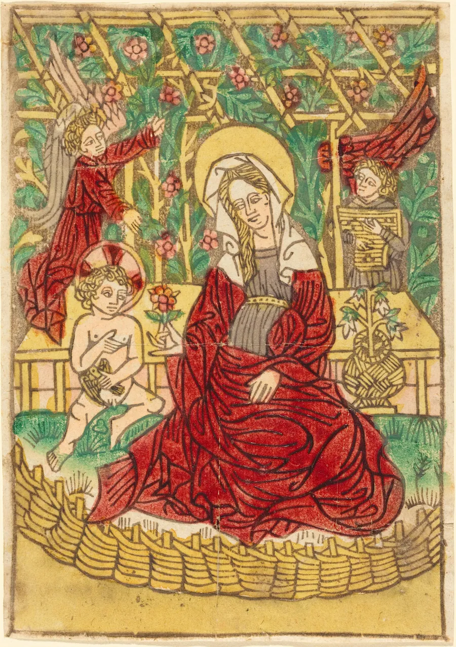 Madonna in a Closed Garden by German 15th Century