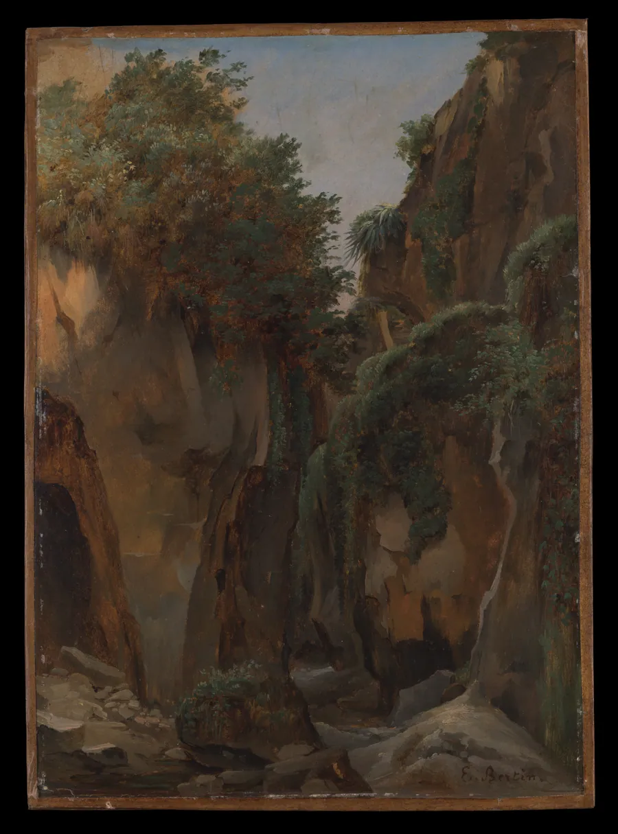Ravine at Sorrento by Edouard Bertin