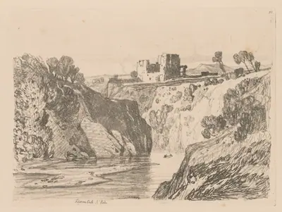 Liber Studiorum: Plate 27, Kilgarren Castle, N. Wales