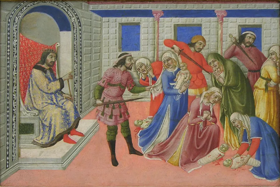The Massacre of the Innocents by Sano di Pietro (Ansano di Pietro di Mencio)