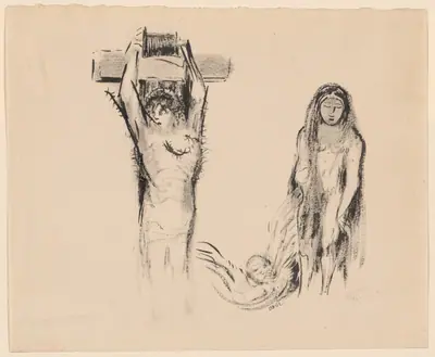 Saint Anthony and the Two Temptresses (Saint Antoine et deux Tentatrices)