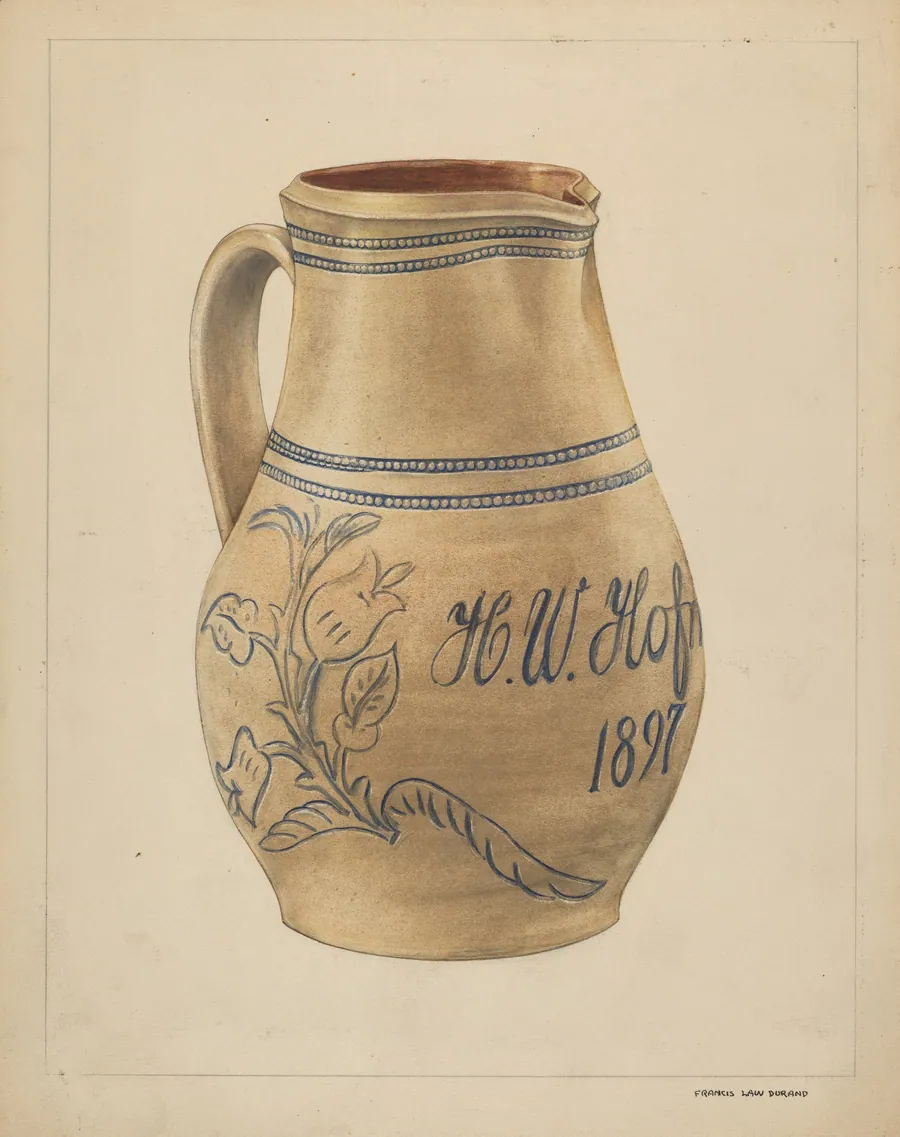 Pitcher by Francis Law Durand