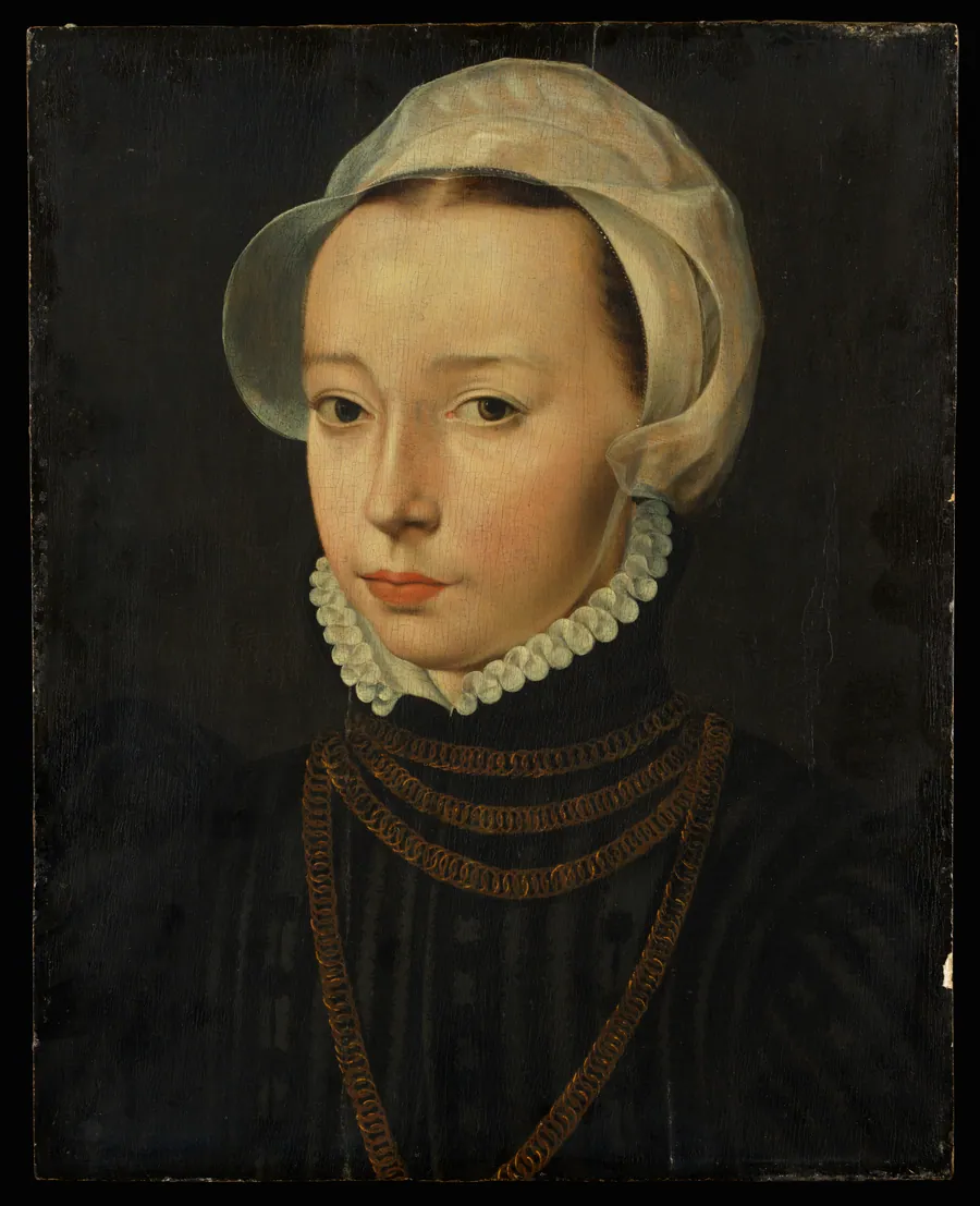 Portrait of a Young Woman by Pieter Jansz. Pourbus