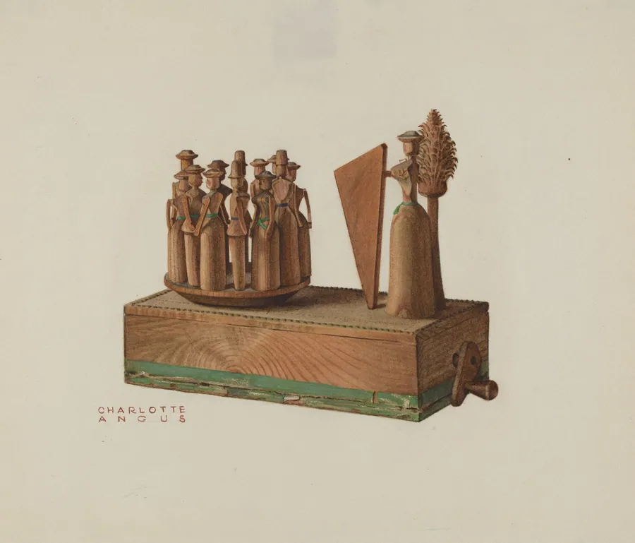Pa. German Music Box by Charlotte Angus