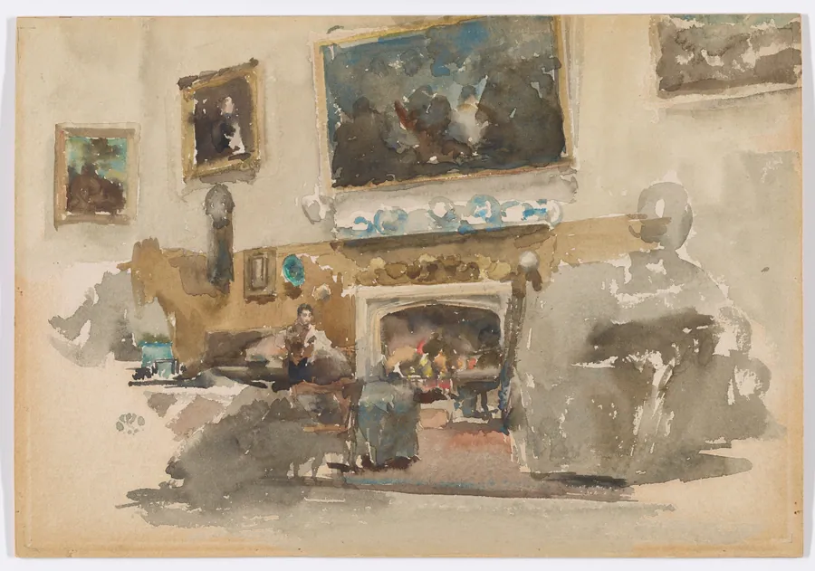 Moreby Hall by James McNeill Whistler (1834-1903)